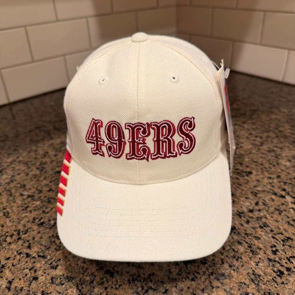 Vtg San Francisco 49ers Sports Specialties NFL Pro Line Baseball Cap OSFA Cream